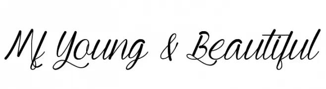Mf Young & Beautiful  Fuentes Gratis Descargar