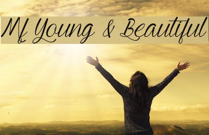 Mf Young & Beautiful Font examples