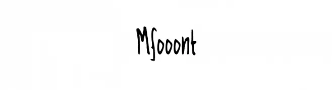 Mfooont  नि: शुल्क फ़ॉन्ट्स डाउनलोड