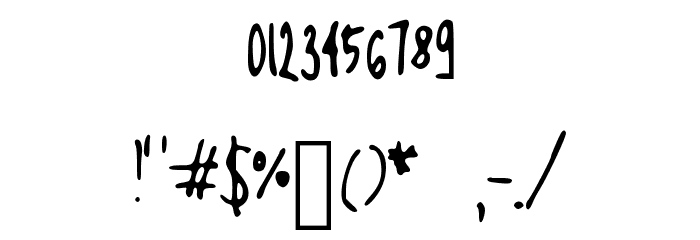 Mfooont Font OTHER CHARS