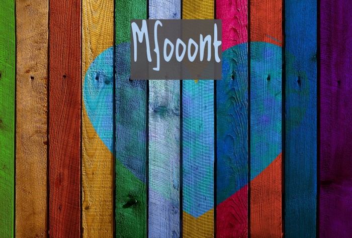Mfooont Font examples