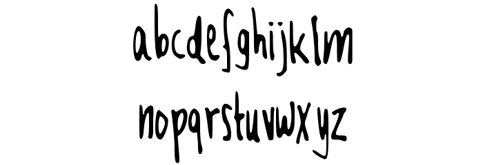 Mfooont Font LOWERCASE