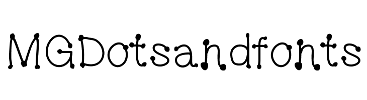 MGDotsandfonts  免费字体下载