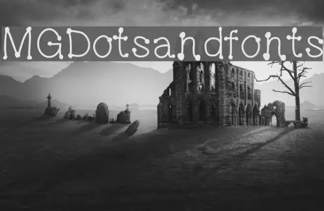 MGDotsandfonts Font examples
