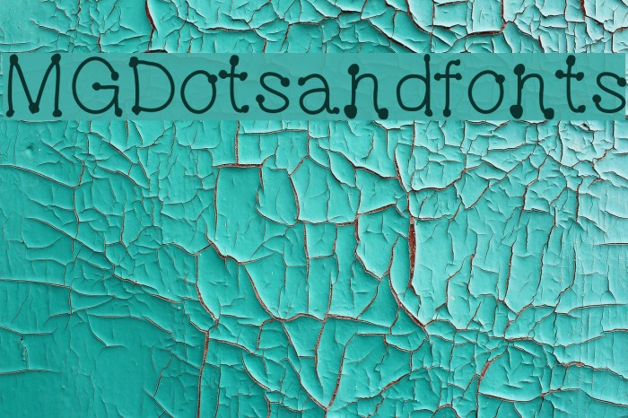 MGDotsandfonts Font examples