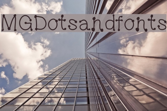 MGDotsandfonts Font examples