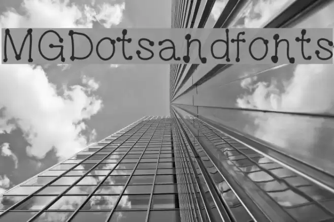 MGDotsandfonts Font examples