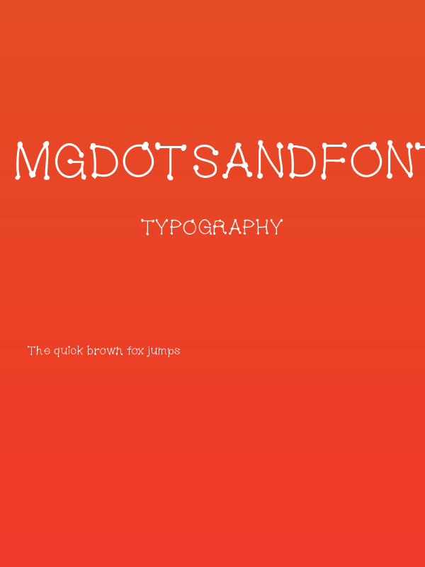 MGDotsandfonts Poster
