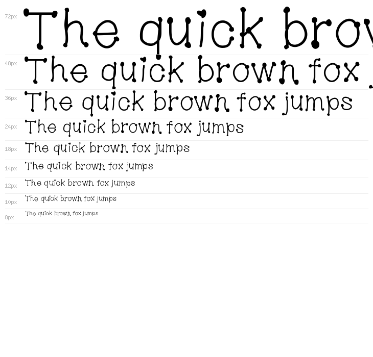 MGDotsandfonts Waterfall