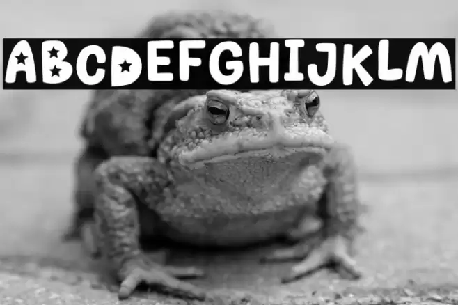 MGF Popstar Personal Use Font examples