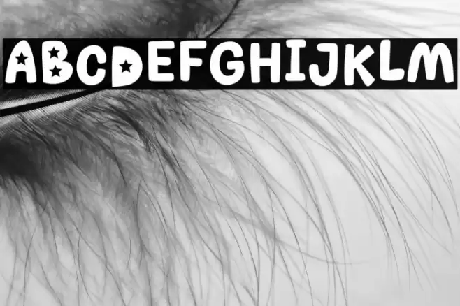 MGF Popstar Personal Use Font examples