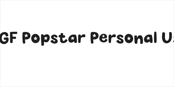 MGF Popstar Personal Use Logo