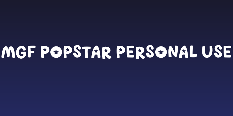 MGF Popstar Personal Use Social Header