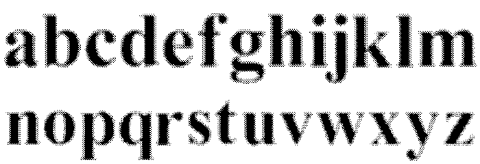 MGFT Times New Halftone Font LOWERCASE