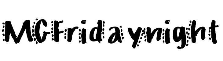 MGFridaynight  नि: शुल्क फ़ॉन्ट्स डाउनलोड