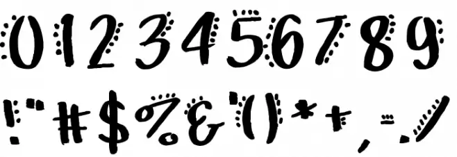 MGFridaynight Font OTHER CHARS