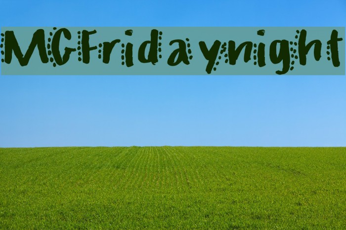 MGFridaynight Example 1