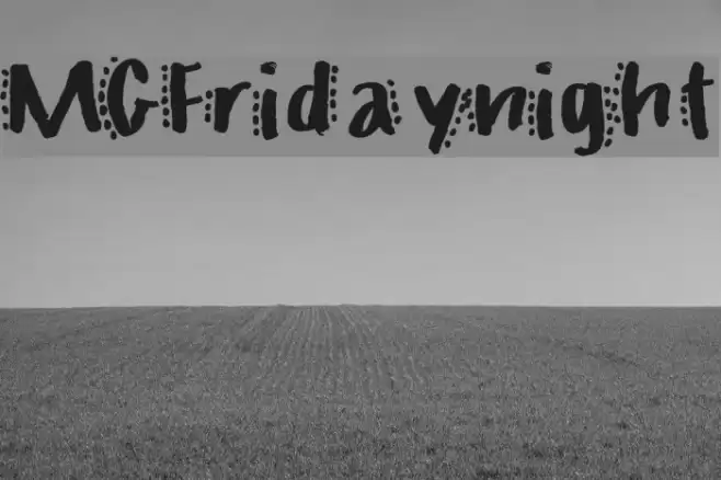 MGFridaynight Font examples