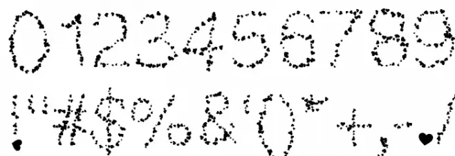 MGHeartart Font OTHER CHARS