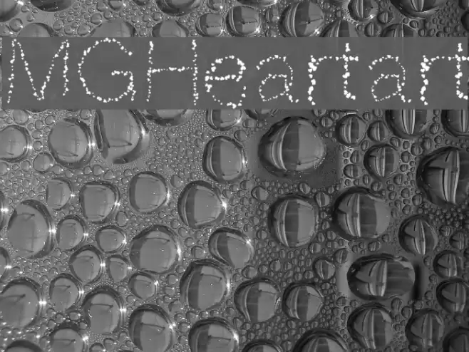 MGHeartart Font examples