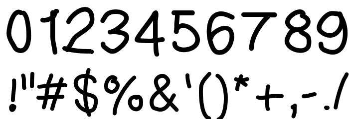 MGLittlelearners Font OTHER CHARS