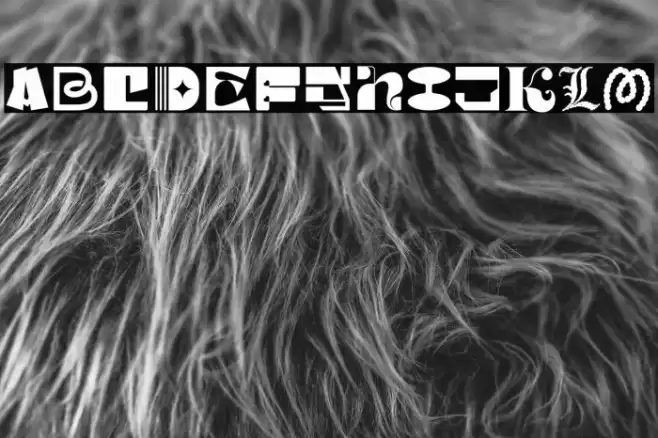 MGN Kinetic Display 1 Font examples