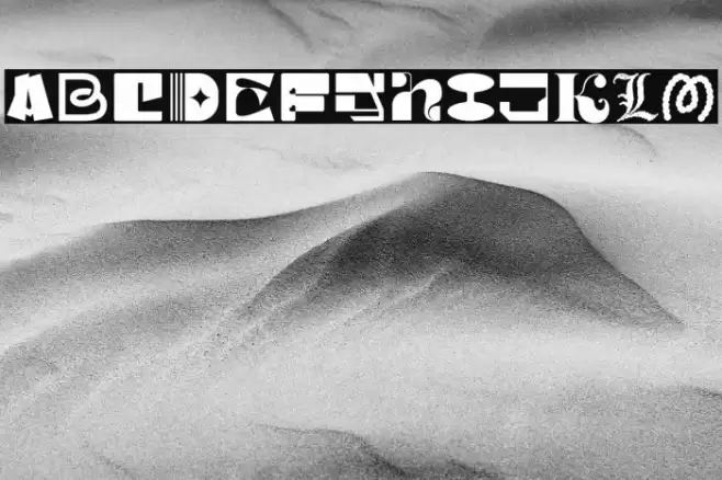 MGN Kinetic Display 1 Font examples