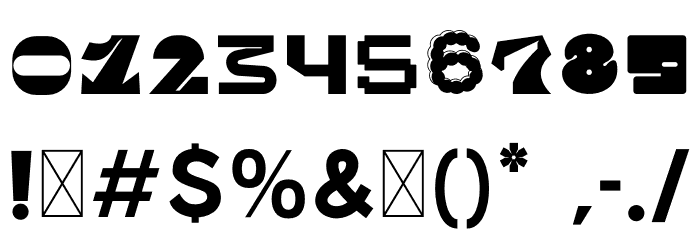 MGN Kinetic Display 2 Font OTHER CHARS