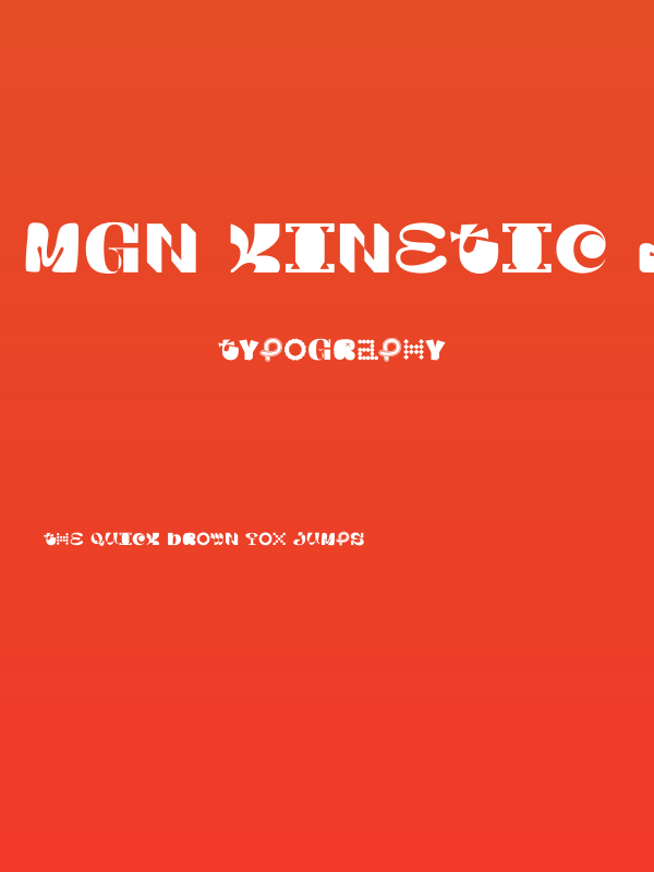MGN Kinetic Display 2 Poster