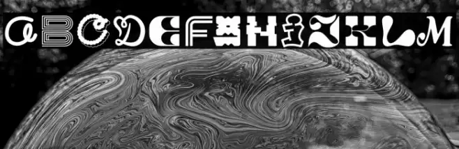 MGN Kinetic Display 4 Font examples