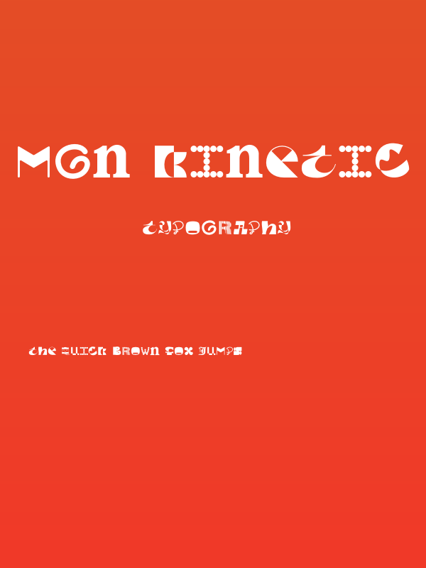 MGN Kinetic Display 6 Poster