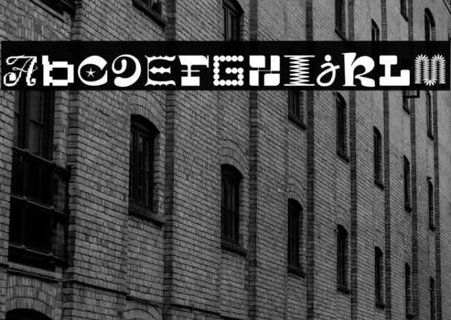 MGN Kinetic Display 7 Font examples