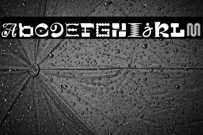 MGN Kinetic Display 7 Font examples