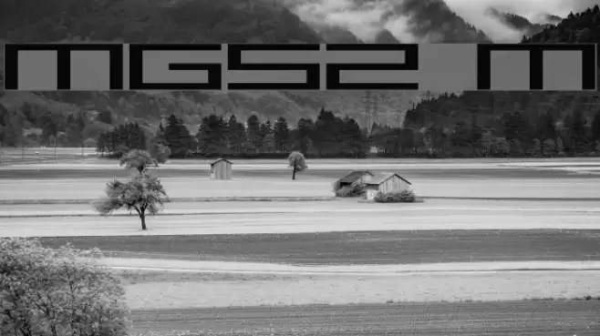 MGS2 Menu Schriftart examples