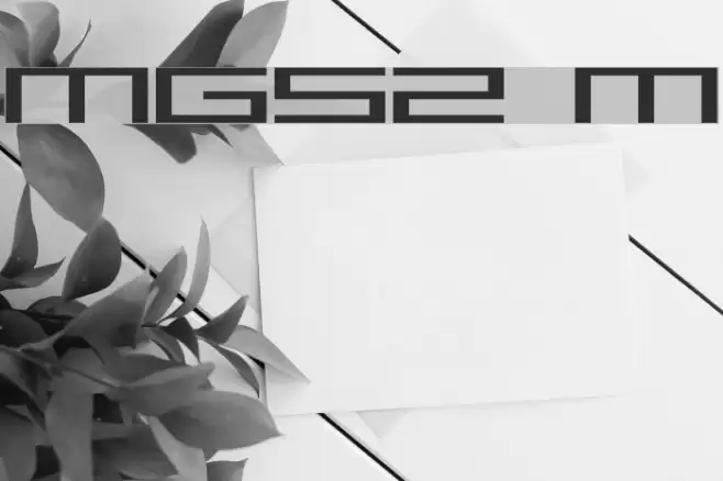 MGS2 Menu Schriftart examples
