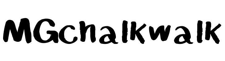 MGchalkwalk  नि: शुल्क फ़ॉन्ट्स डाउनलोड