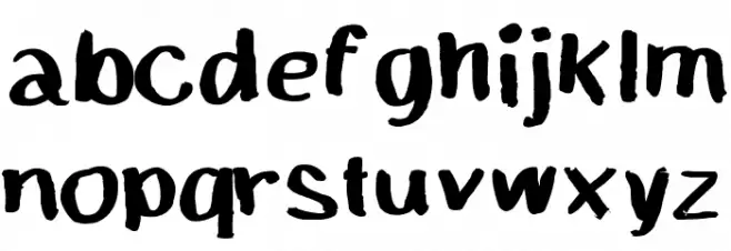 MGchalkwalk Caratteri MINUSCOLO