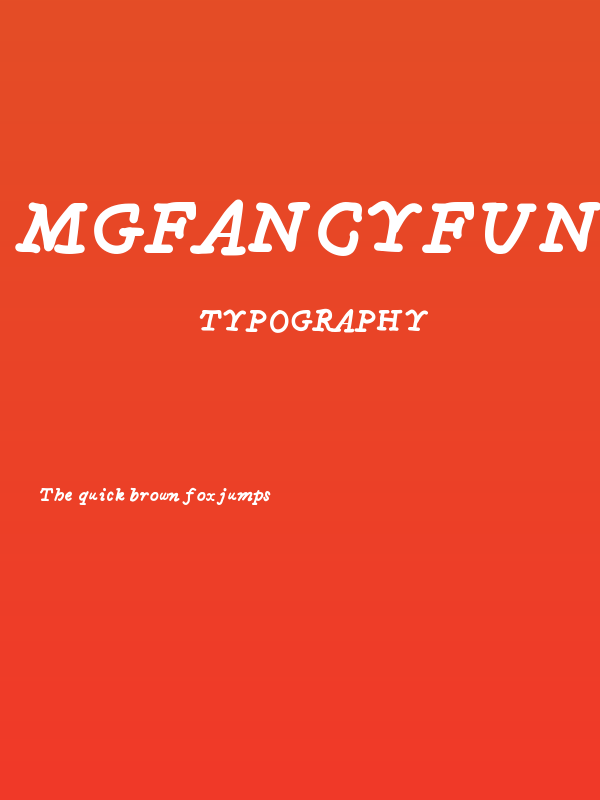 MGfancyfun Poster