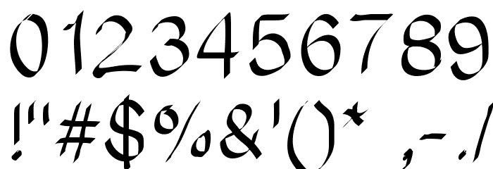 MGhighlightit Font OTHER CHARS