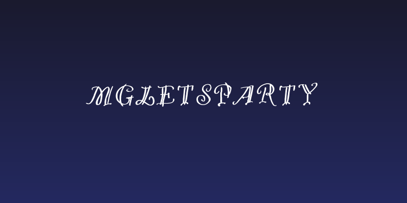 MGletsparty Social Header