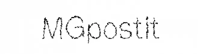MGpostit  Fuentes Gratis Descargar
