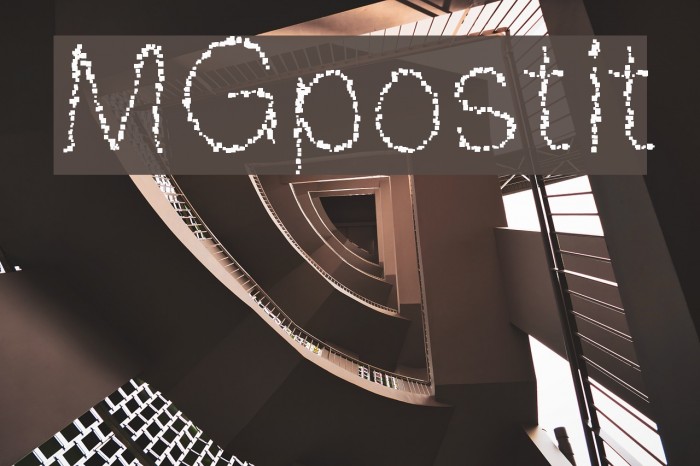 MGpostit Font examples