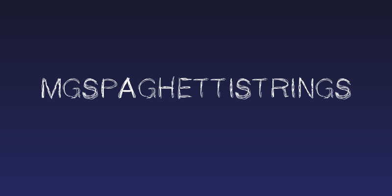 MGspaghettistrings Social Header