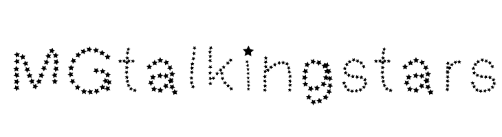 MGtalkingstars  Descarca Fonturi Gratis