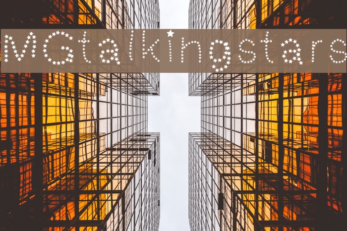 MGtalkingstars Font examples