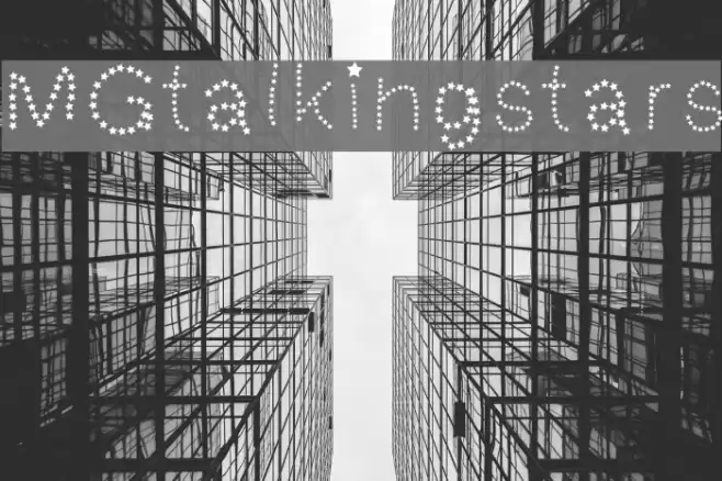 MGtalkingstars Font examples