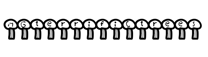 MGterrifictrees  Free Fonts Download