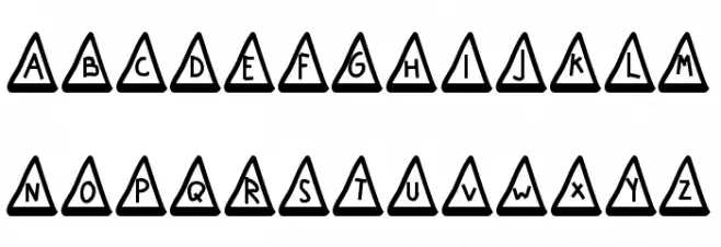 MGtrafficcones لخطوط تنزيل الأحرف الكبيرة