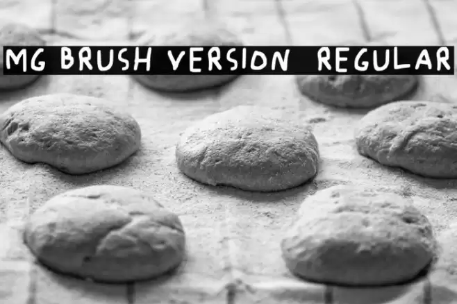 Mg Brush Version 2 Regular Caratteri examples