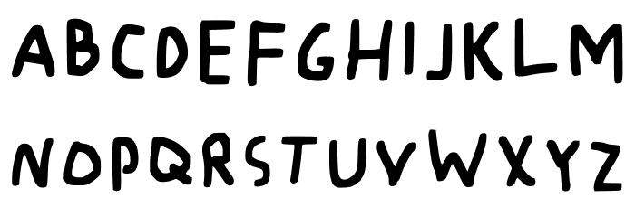 Mg Brush Version 2 Regular フォント 小文字